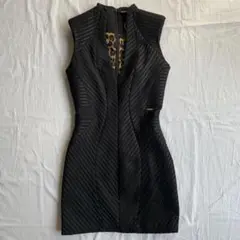 未使用 タグ付き Just Cavalli デザイン ミニ ワンピース