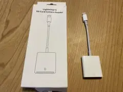 Lightning to SD Card Camera Reader箱付き