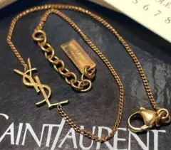 サンローラン　ysl カサンドラ　ブレスレット　ゴールド　金色　ジャンク サンローラン ysl カサンドラ ブレスレット ゴールド 金色