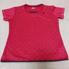 prince ドット柄 Tシャツ LL 赤