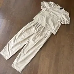 【値下げ】N.O.R.C ベージュ パンツセットアップ