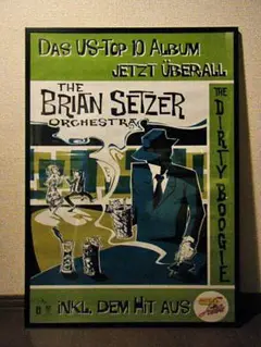 ブライアンセッツァー　ポスター ブライアン セッツァー,シルクスクリーン ポスター,Brian Setzer