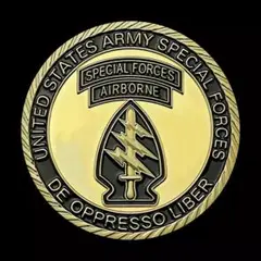 レア アメリカ 米国 陸軍 特殊部隊 空挺 ゴールド チャレンジコイン メダル