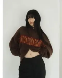 knuthmarf 新品未使用 full zip cardigan ブラウン M