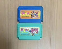 ファミコン まじかるタルるートくん 1+2 2本セット バンダイ