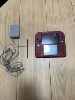 ニンテンドー　2DS クリアレッド