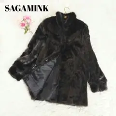 極美品♡サガミンク SAGAMINK ブラウン 毛皮 コート 11