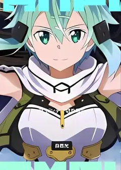A4　ポスター シノン　SAO　ファンアート　美少女　高画質