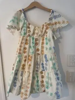 ZARA 花柄ノースリーブワンピース 6サイズ128