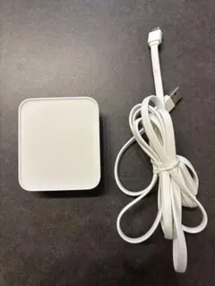 ホワイト 充電器 USBケーブルセット