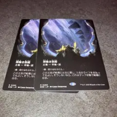 神無き祭殿　ボーダーレスnon foil 2枚セット　日本語　MTG