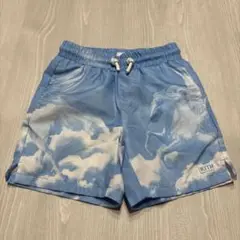 KITH サーフパンツ 青 雲とペガサスのプリント