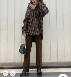 サキゾメチェックシャツ