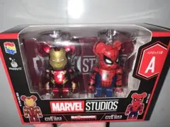 ベアブリック アイアンマン スパイダーマン セット　くじ　A賞