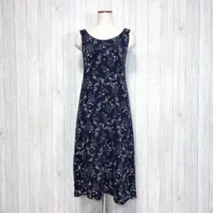 【ユニクロ×StudioSanderson】ロングワンピース 花柄 カップ付