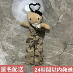 【新品未使用】ハローキティ スタイルアップマスコット 足長 ロゴ 迷彩パンツ