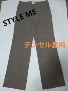 STYLE MEレディースパンツ薄地　テンセル夏スラックス7号