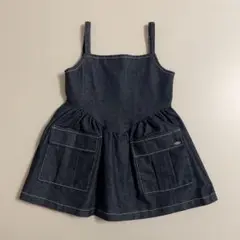 【新品未使用】韓国子供服 ellymolly デニムワンピース