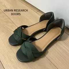 DOORS セパレートフラットサンダル 36 グリーン