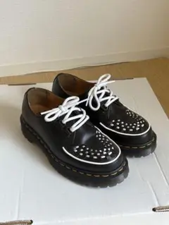 Dr. Martens ブラックスタッズローファー 37