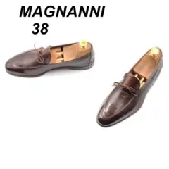 MAGNANNI マグナーニ 38 13005 ローファー 茶