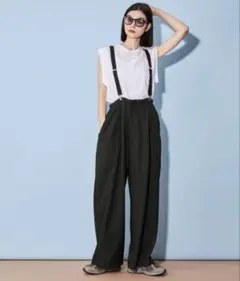 CITEN サスペンダー ワイドスラックス　サイズS