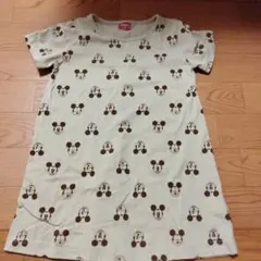 Disney ミッキーマウス 半袖ワンピース 120