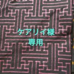 着物　ピンク　秋名バラ柄　ウール 着物 ピンク 秋名バラ柄 ウール