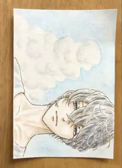 オリジナルイラスト　手描き