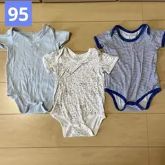 ベビーキッズ　半袖肌着　95cm 3枚セット 綿100% おまとめ