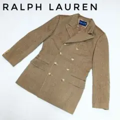 RALPH LAUREN ダブル ジャケット ヘリンボーン 13(XL相当)