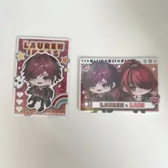 にじさんじ ピグパーティ ポテトチップス【ローレン ローレン＆レイン】2枚
