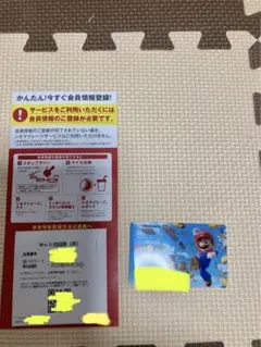 シネマイレージカード　マリオ ザ・スーパーマリオブラザーズムービー シネマイレージカード