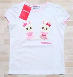新品　未使用　ミキハウス　うさこ　ラインストーン　Tシャツ 110