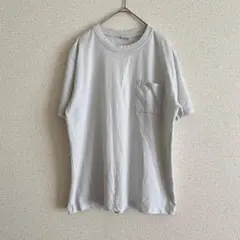 エドウィン Tシャツ 半袖 M ポケット メンズ ノームコア カジュアル 白