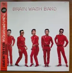 見本盤　BRAIN WASH BAND 1st 帯付 レコード BRAIN WASH BAND 1st 帯付 レコード【特価】