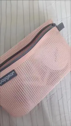 popgear メッシュポーチ ピンク