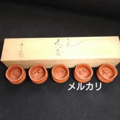 常滑焼　不識庵井上素三作　神杉文　茶碗　共箱　松尾不染斎極め箱　V　4235 常滑焼 不識庵井上素三作 神杉文 茶碗 共箱 松尾不染