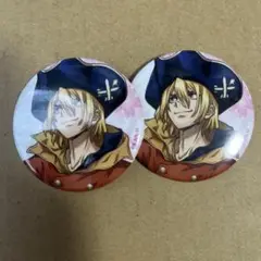 Dr.STONE ドクターストーン マルイ お花見 缶バッジ七海龍水　2枚セット