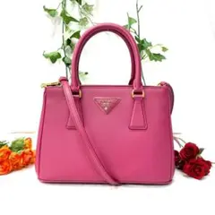 ❤️ 超美品 PRADA サフィアーノ 2way ハンドバッグ 正規品 鑑定済み❤️