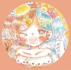 【送料込】オリジナル 手描きイラスト カレー女王 【コースター】