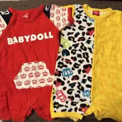 まとめ売り✨️BABYDOLL ロンパース 70cm