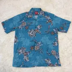 大きいサイズ　マンゴハウス　かりゆし　メンズシャツ　いちゃりばシーサーパインLL