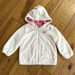 ミキハウス ホットビスケッツ ふわふわパーカー 100