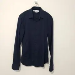 ZARA 長袖紺シャツ S