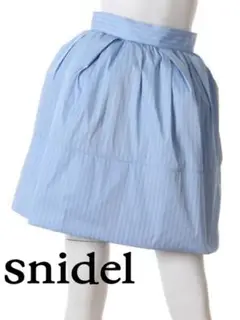 【極美品】snidel タフタミニスカート