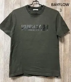 BAYFLOW ベイフロー　Tシャツ カーキ　３