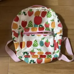はらぺこあおむし　イチゴ柄　リュック