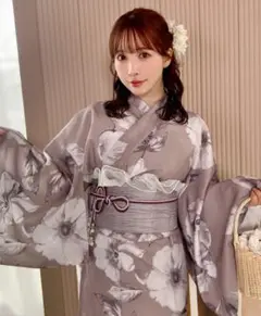 新品未開封　GRL 三上悠亜 水彩花柄浴衣セット[fy004]　グレイル