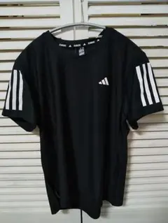 アディダス ランニングTシャツ メッシュ レディース 黒色 Lサイズ